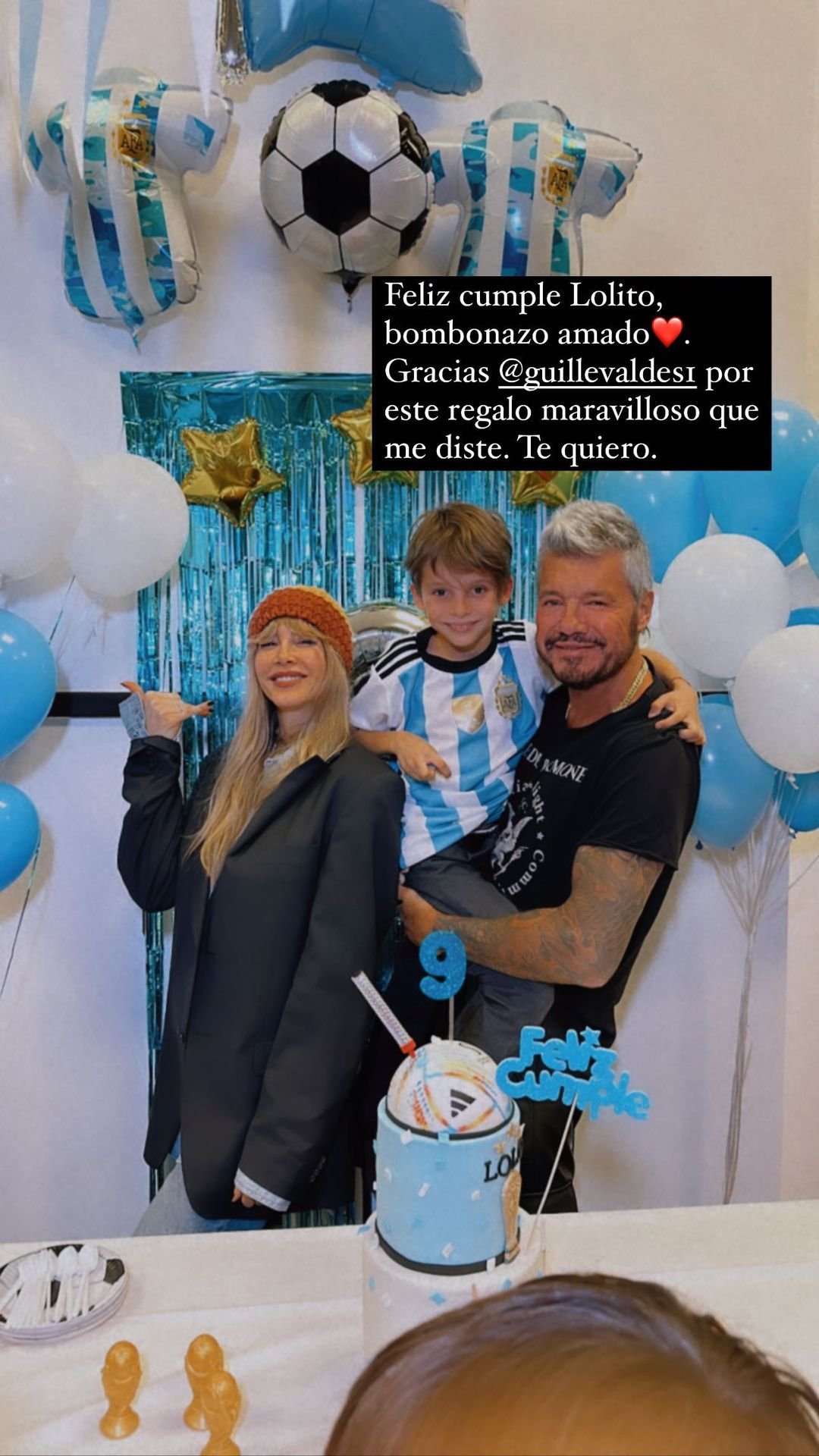 Marcelo Tinelli y Guillermina Valdés